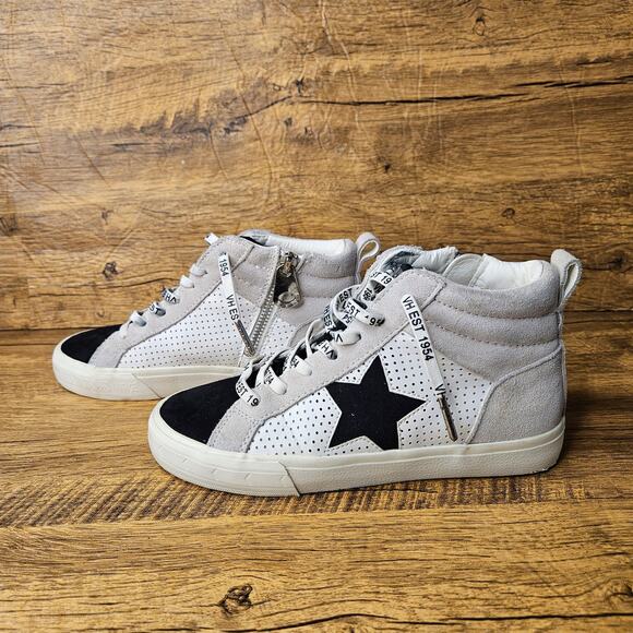 Vintage Havana black white slip on high top sneaker size 5.5 - Picture 3 of 9